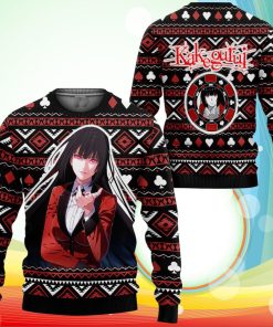 Yumeko Ugly Christmas Sweater Anime Kakegurui Xmas Gifts