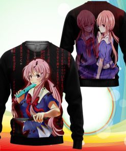 Yuno Gasai Sweatshirt Future Diary Mirai Nikki Anime Jacket Shirts