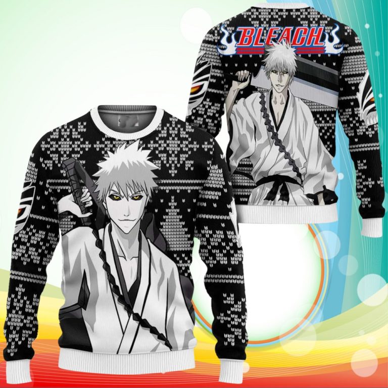 Zangetsu Ugly Christmas Sweater Bleach Anime Xmas Gifts