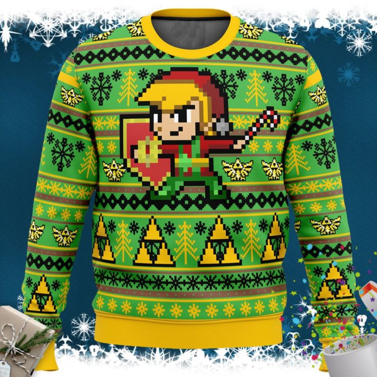 Zelda Holiday Link Ugly Christmas Sweater