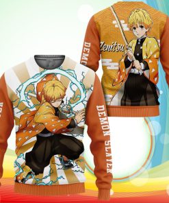 Zenitsu Agatsuma Sweatshirt Demon Slayer Anime Sweatshirt Shirts