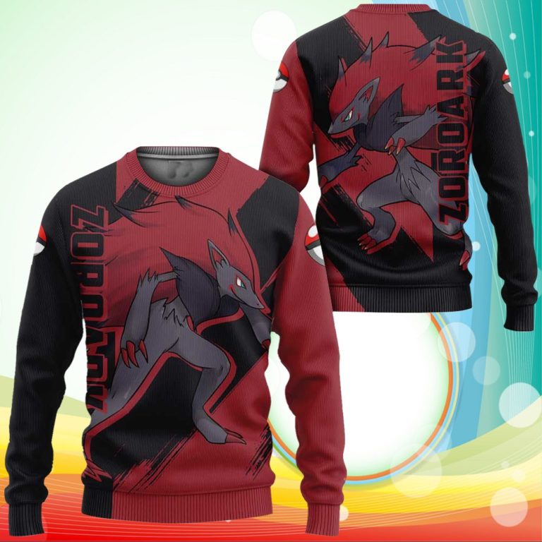 Zoroark Sweatshirt Anime Pokemon Sweater
