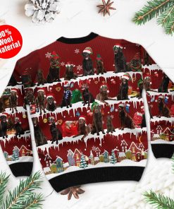 Chocolate Labrador Retriever Ugly Christmas Sweater For Chocolate Labrador Retriever Lovers On National Ugly Sweater