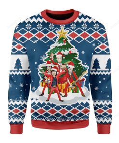 All I Want For Christmas Is Rock And Roll For Unisex Ugly Christmas Sweater