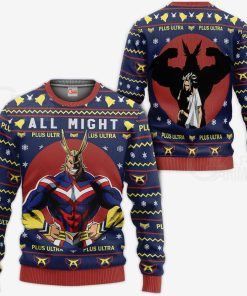 All Might Ugly Christmas Sweater My Hero Academia Anime Xmas Shirt