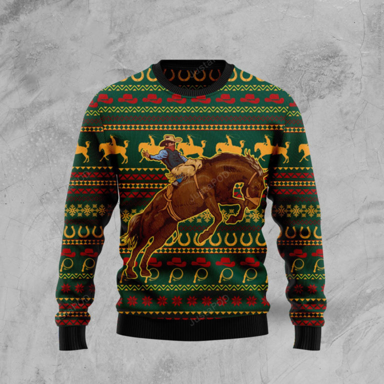 Amazing Cowboy Christmas Ulgy Sweater
