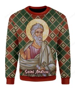 Andrew The Apostle For Unisex Ugly Christmas Sweater