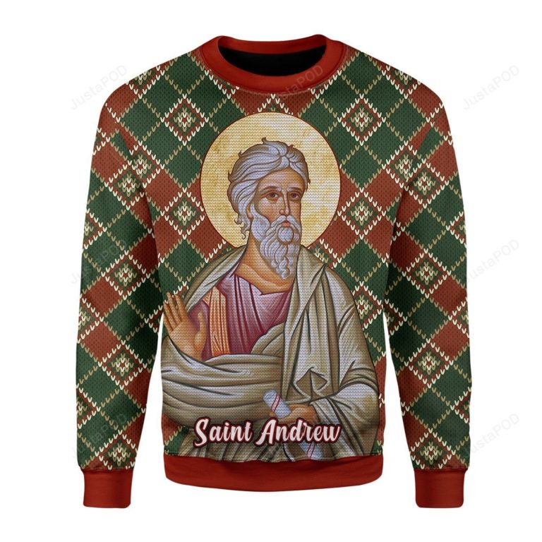 Andrew The Apostle For Unisex Ugly Christmas Sweater