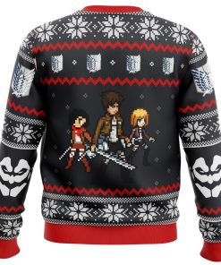 Attack On Titan Colossal Claus Premium Ugly Christmas Sweater