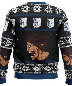 Attack On Titan Survery Corps Premium Ugly Christmas Sweater