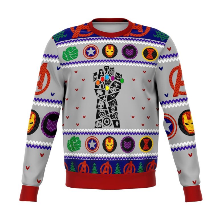 Avengers Gauntlet Premium Ugly Christmas Sweater