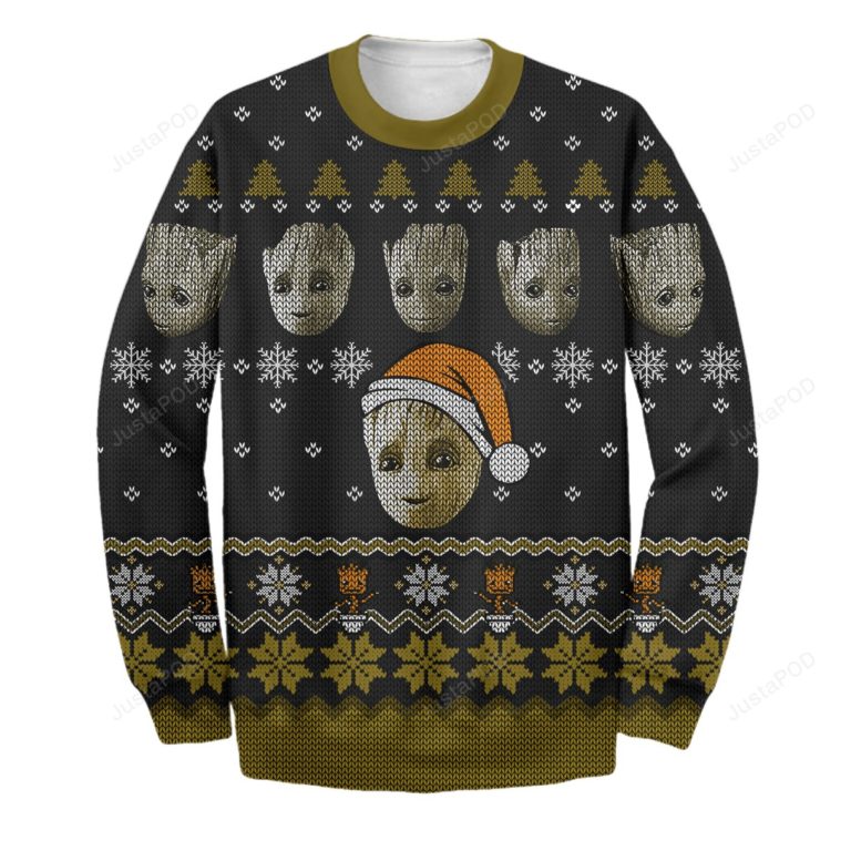 Baby Groot Ugly Christmas Sweater