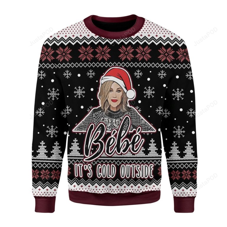Bebe It’s Cold Outside For Unisex Ugly Christmas Sweater