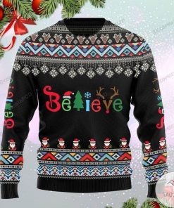 Believe Ugly Christmas Sweater Believe Ugly Christmas Sweater