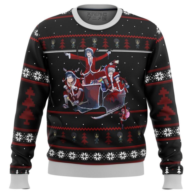 Black Butler Holiday Premium Ugly Christmas Sweater