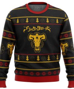 Black Clover Bulls Premium Ugly Christmas Sweater