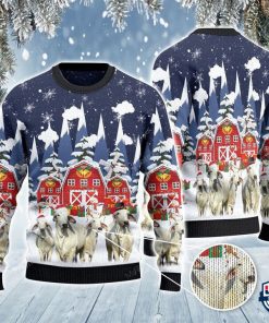 Brahman Cattle Lovers Christmas Gift Snow Farm 3d Full Print Sweater Brahman Cattle Lovers Christmas Gift Snow Farm 3d Full Print Sweater