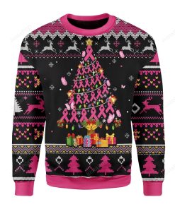 Breast Cancer Awareness For Unisex Ugly Christmas Sweater