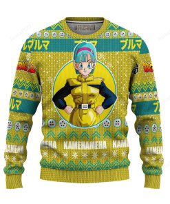 Bulma Anime Dragon Ball Z Ugly Christmas Sweater