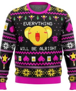 Cardcaptor Sakura Everything Will Be Alright Premium Ugly Christmas Sweater