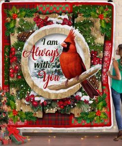 Cardinal Christmas Fleece Blanket Cardinal Christmas Fleece Blanket