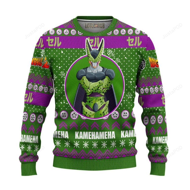 Cell Dragon Ball Z For Unisex Ugly Christmas Sweater