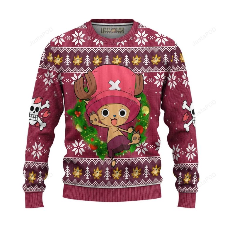Chopper One Piece For Unisex Ugly Christmas Sweater