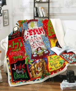 Christmas Begins With Christ Fleece Blanket Christmas Begins With Christ Fleece Blanket