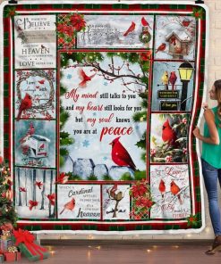 Christmas Cardinal Fleece Blanket Christmas Cardinal Fleece Blanket