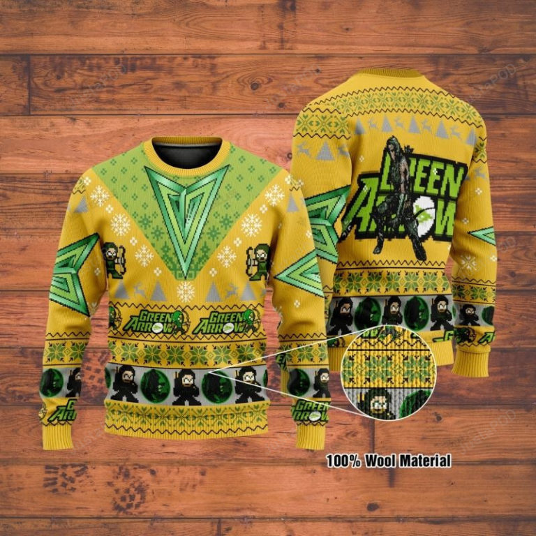 Christmas Green Arrow Sweater