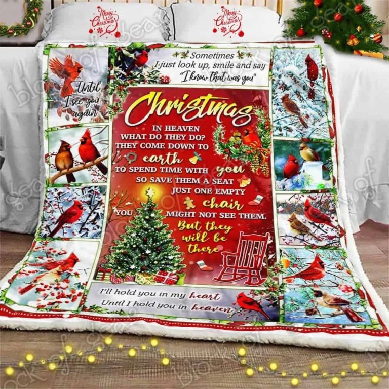 Christmas In Heaven Fleece Blanket