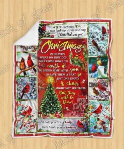 Christmas In Heaven Fleece Blanket Christmas In Heaven Fleece Blanket