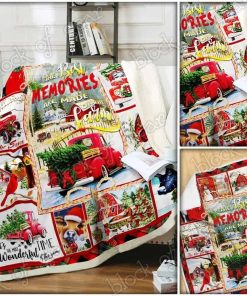 Christmas On The Farm Fleece Blanket Christmas On The Farm Fleece Blanket