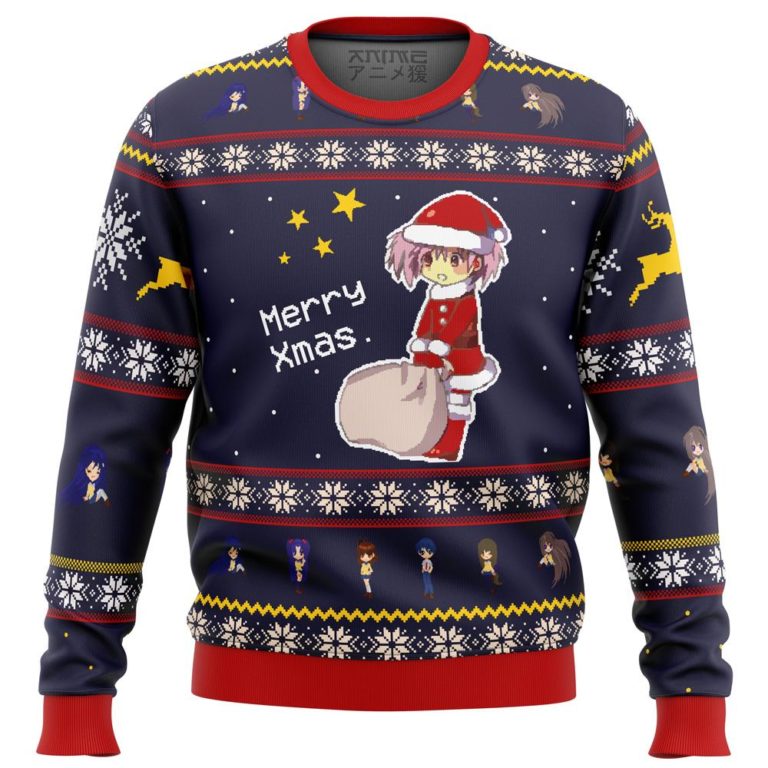 Clannad Merry Xmas Premium Ugly Christmas Sweater