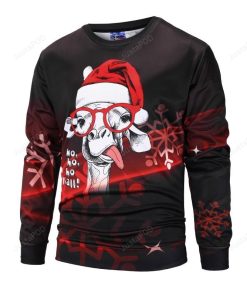 Cool Christmas Snowflake Deer Ugly Christmas Sweater