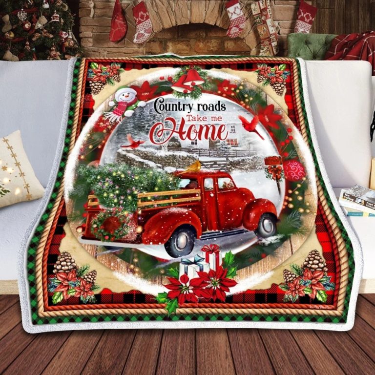 Country Roads Take Me Home Fleece Blanket