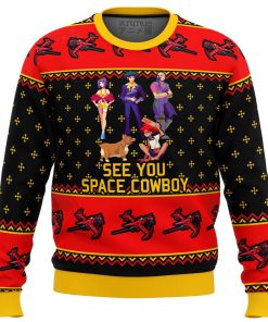 Cowboy Bebop See You Space Cowboy Premium Ugly Christmas Sweater