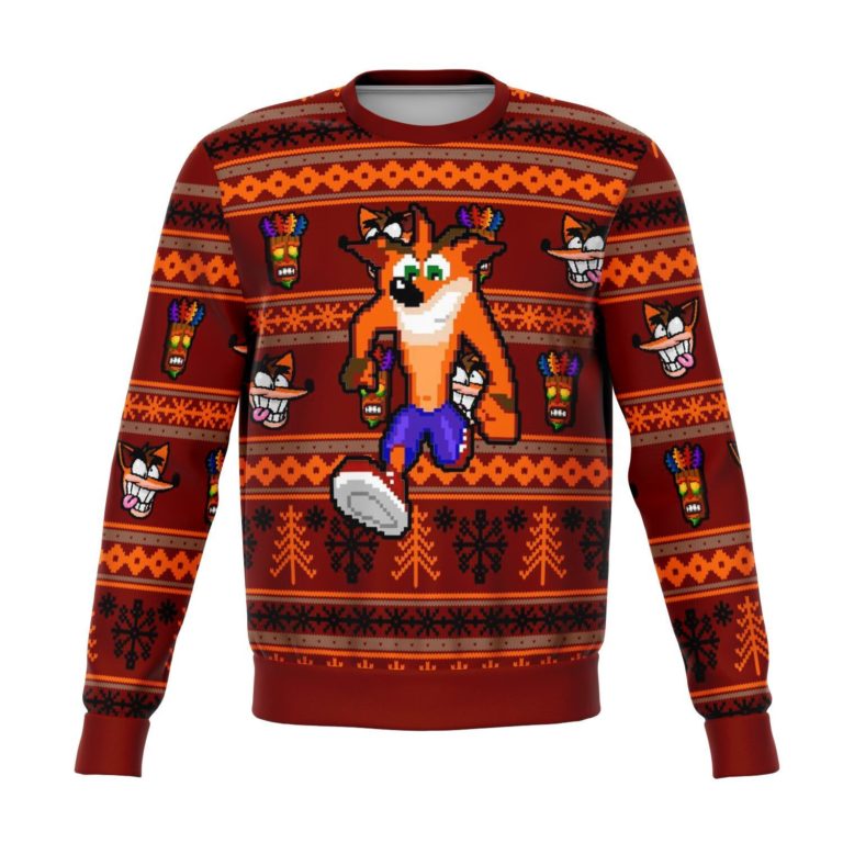 Crash Bandicoot Premium Ugly Christmas Sweater
