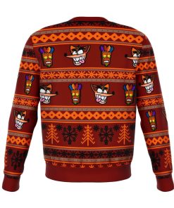 Crash Bandicoot Premium Ugly Christmas Sweater Crash Bandicoot Premium Ugly Christmas Sweater