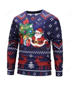 Cute Cartoon Style Santa Ugly Christmas Sweater