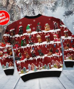 Dachshund Ugly Christmas Sweater For Dachshund Lovers On National Ugly Sweater