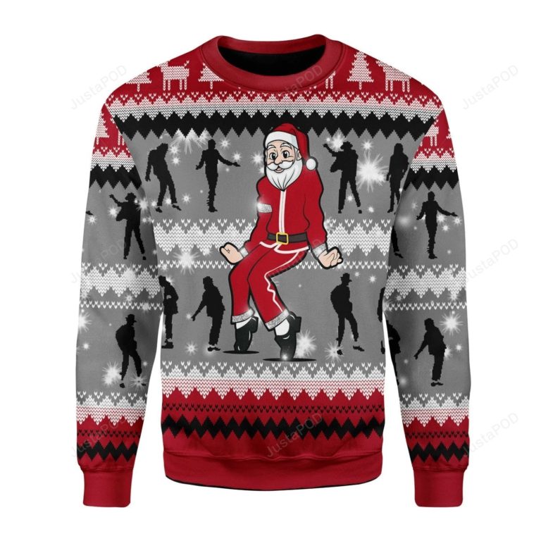 Dancing Michael Jackson Poses For Unisex Ugly Christmas Sweater
