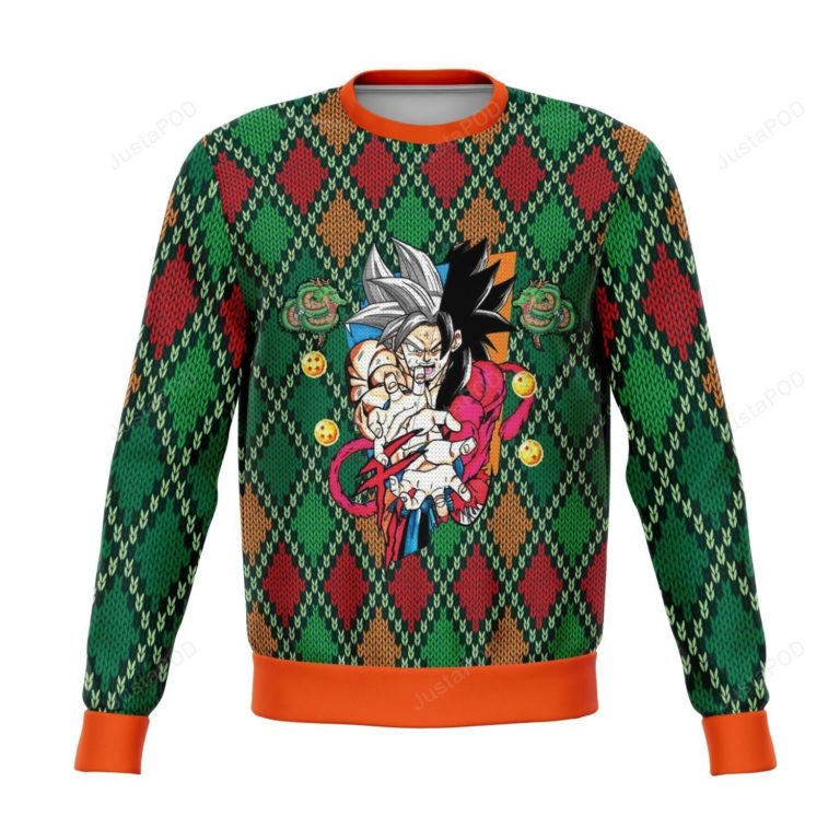 Dbz Ssj4 Goku Ugly Christmas Sweater