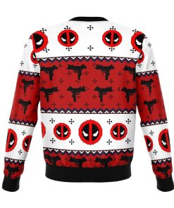 Deadpool Guy Premium Ugly Christmas Sweater