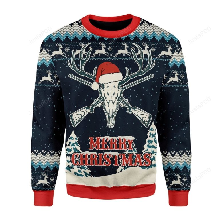 Deer Hunting For Unisex Ugly Christmas Sweater