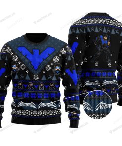 Dick Grayson Nightwing Christmas Sweater