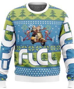 Flcl Fooly Cooly Alt Premium Ugly Christmas Sweater