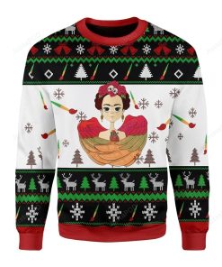 Frida Kahlo Christmas For Unisex Ugly Christmas Sweater