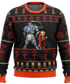 Fullmetal Alchemist Elrics Sprites Premium Ugly Christmas Sweater