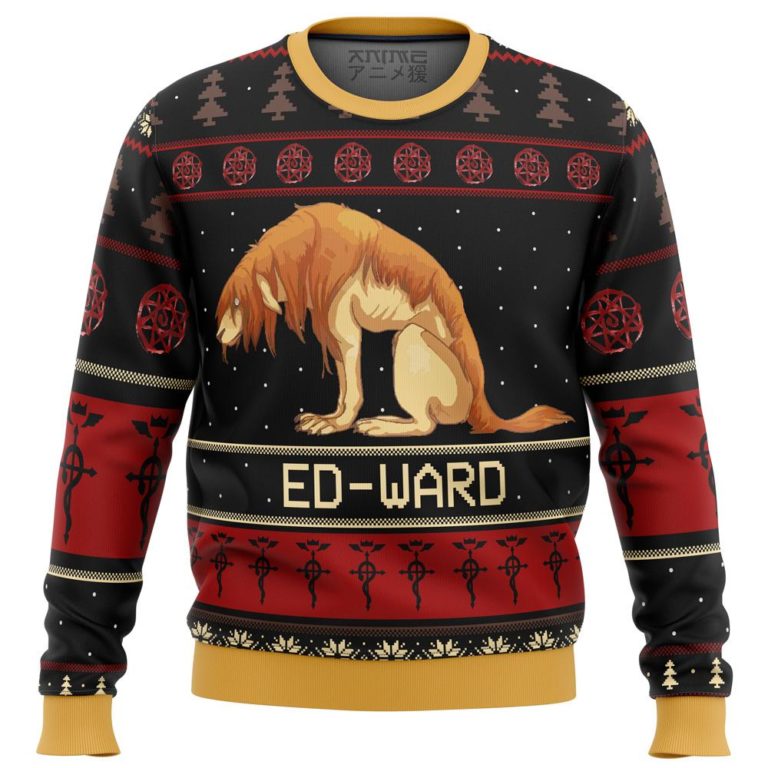 Fullmetal Alchemist Kimera Nina Premium Ugly Christmas Sweater